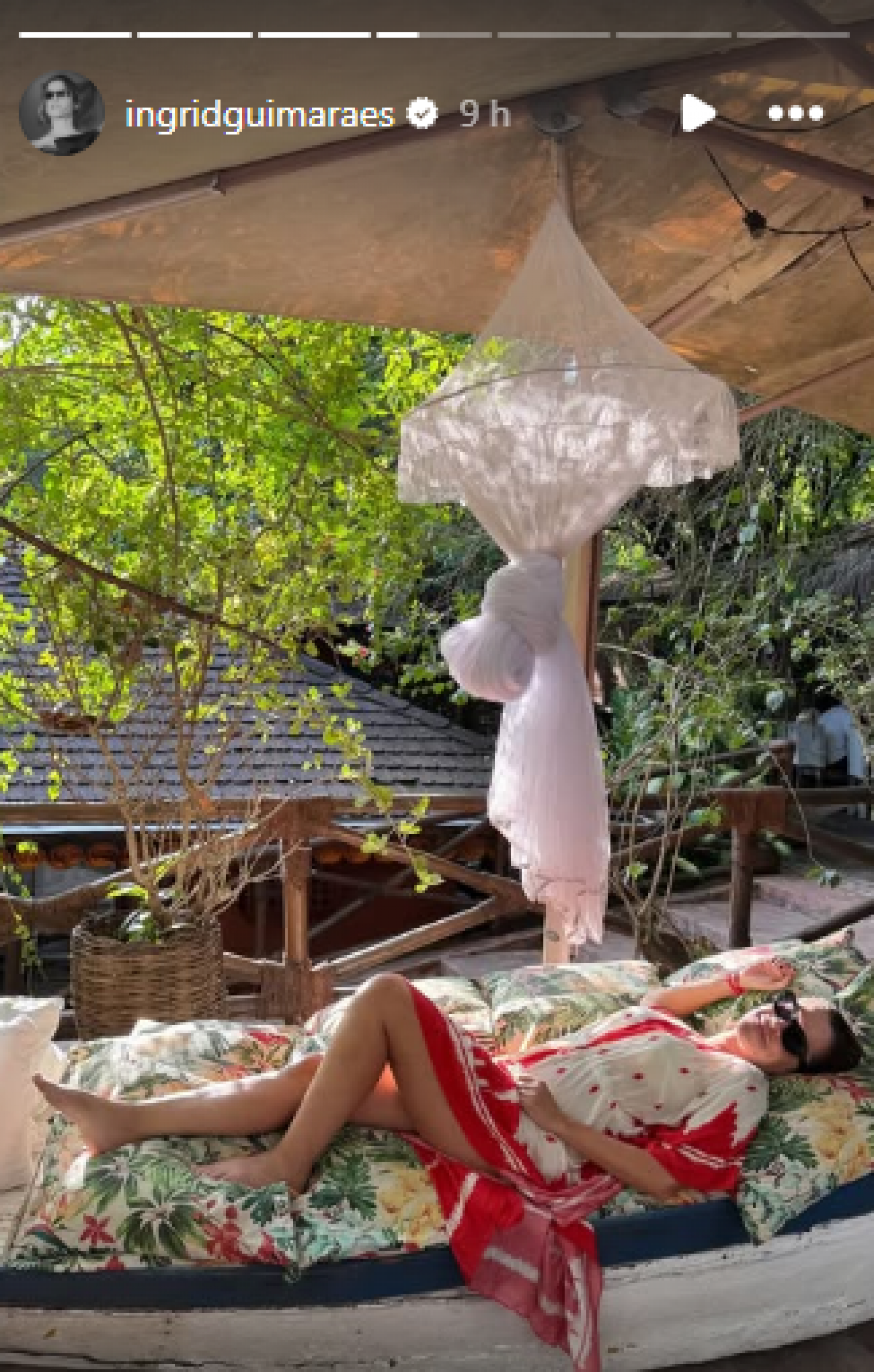 Ingrid Guimarães aproveita viagem na Bahia - Reprodução de vídeo / Instagram