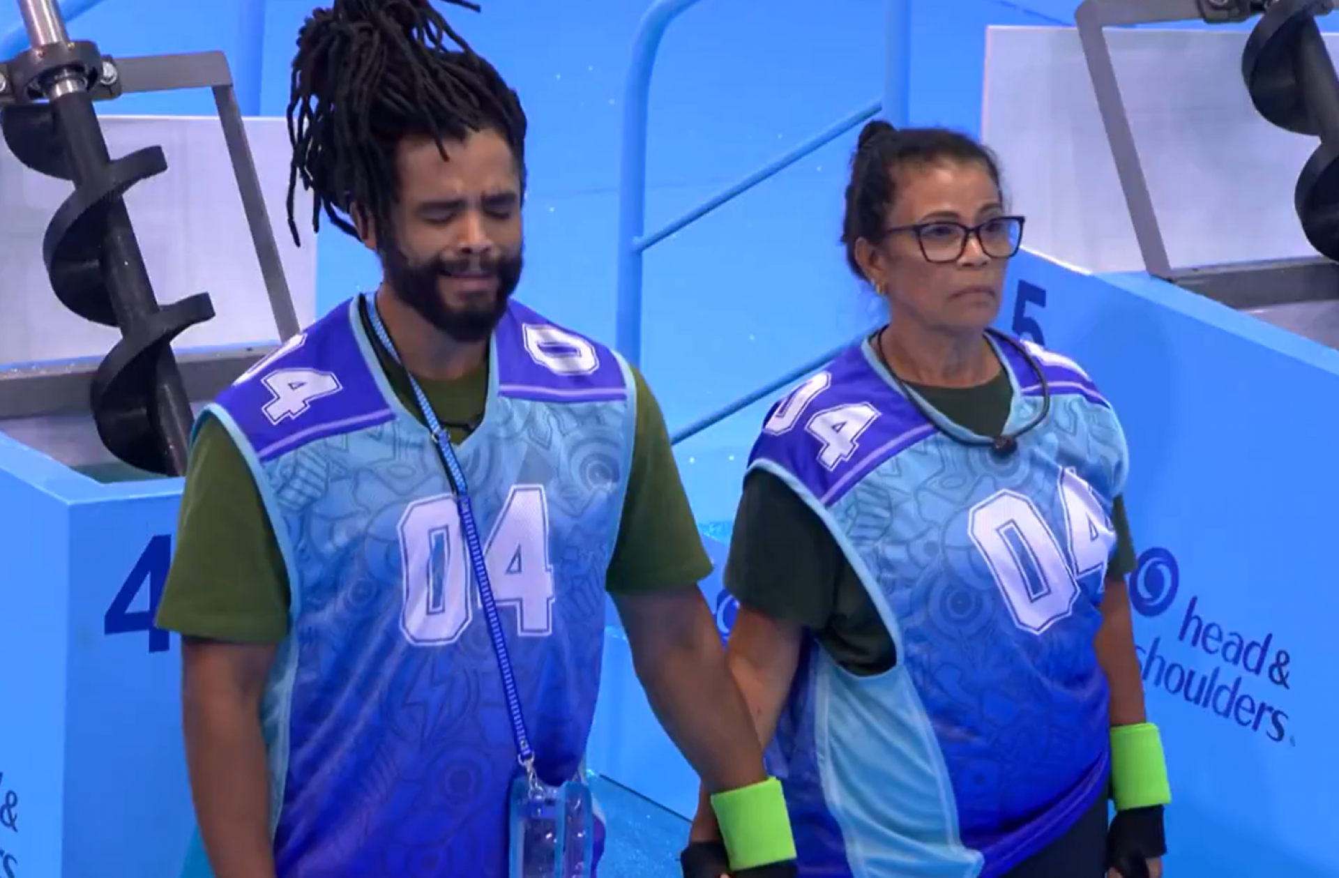 Diogo Almeida e Vilma ganham a prova do líder - Reprodução de vídeo