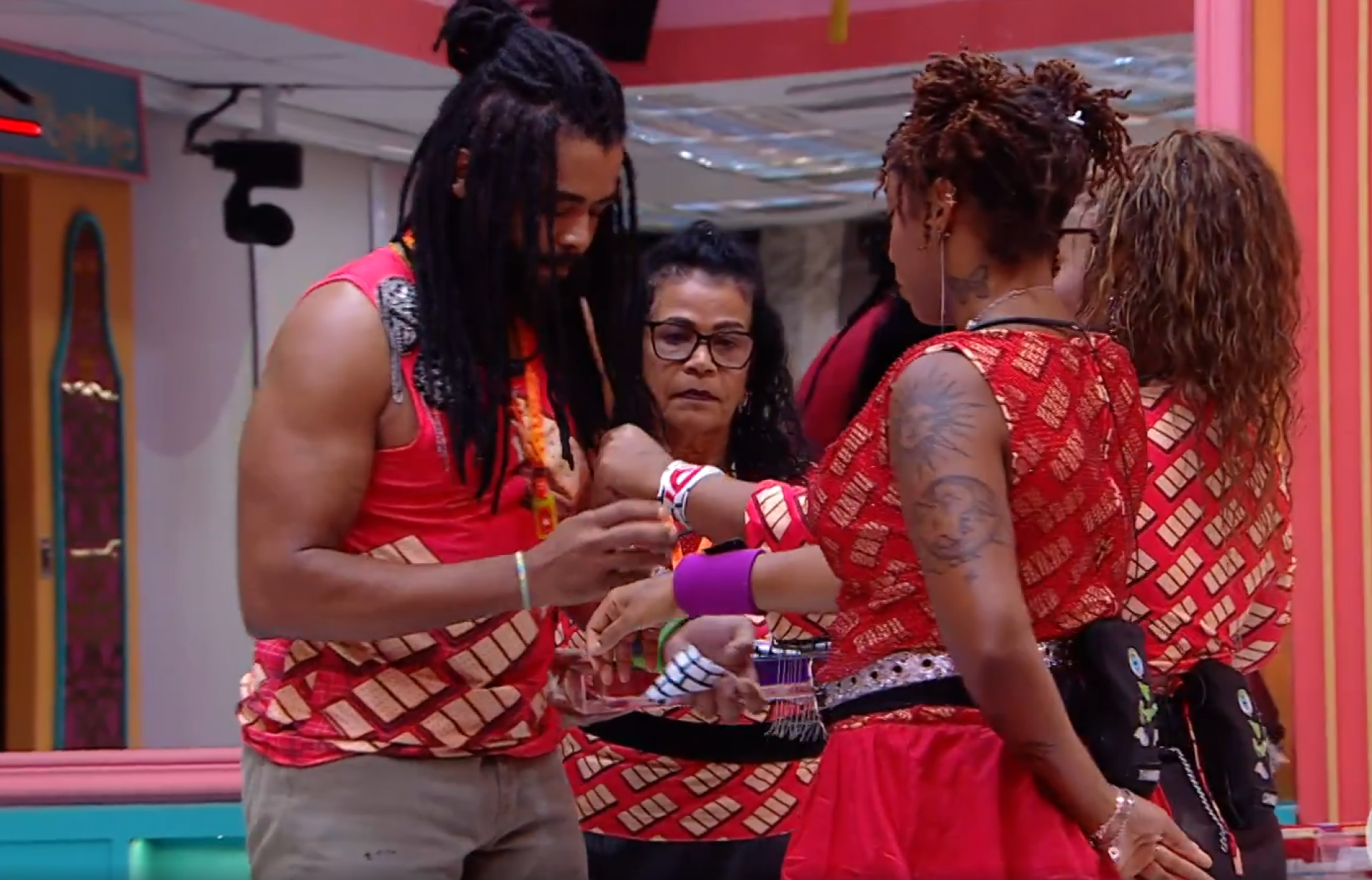 Diogo Almeida e Vilma - Reprodução de vídeo / TV Globo