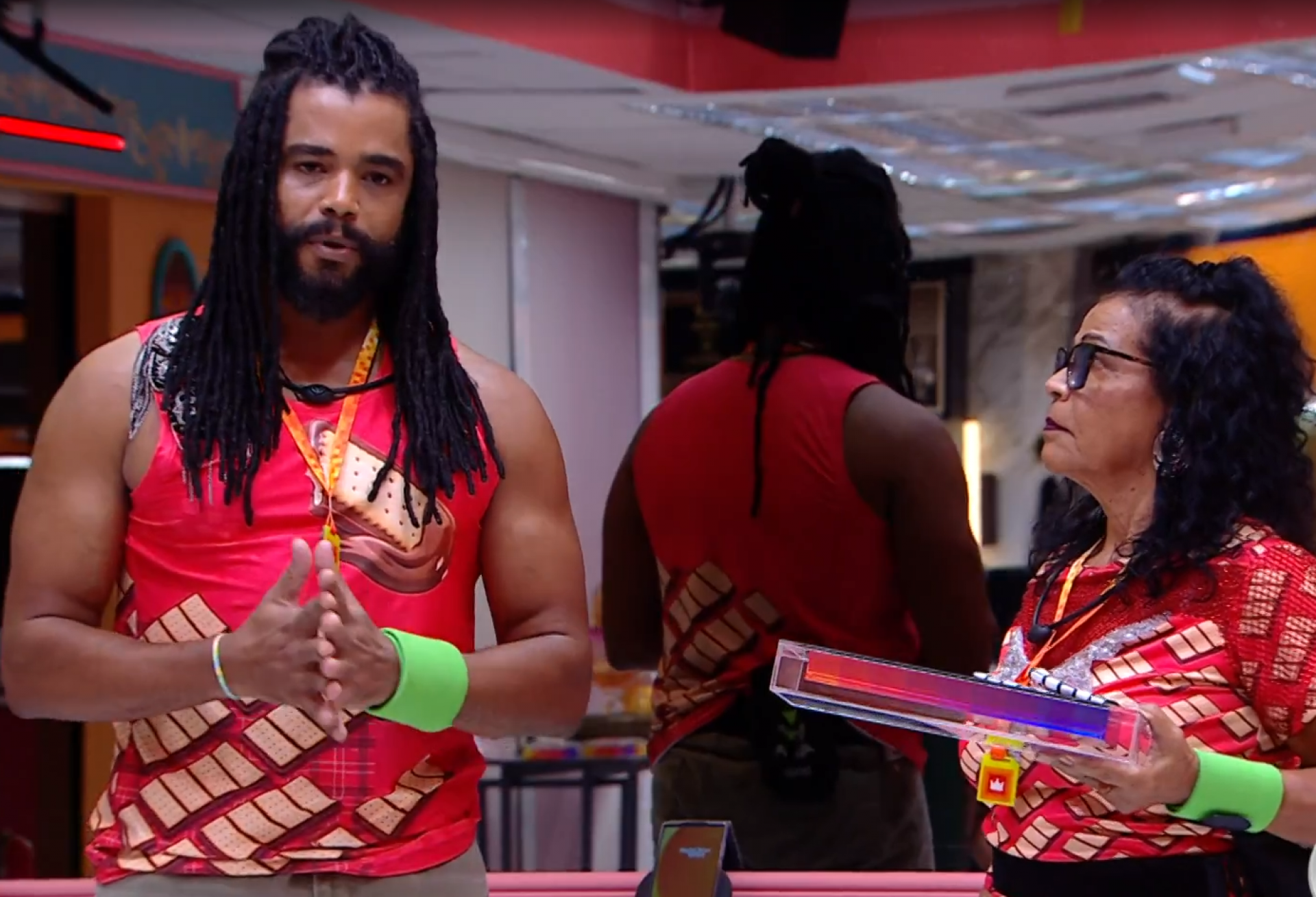 Diogo Almeida e Vilma - Reprodução de vídeo / TV Globo