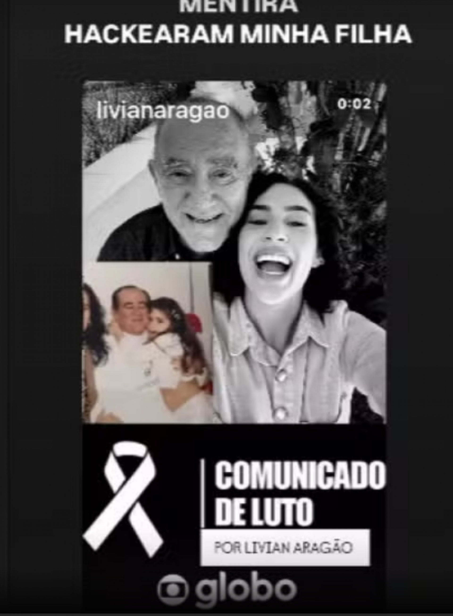 Criminosos invadem perfil de Lívian Aragão e publicam informações falsas - Reprodução do Instagram