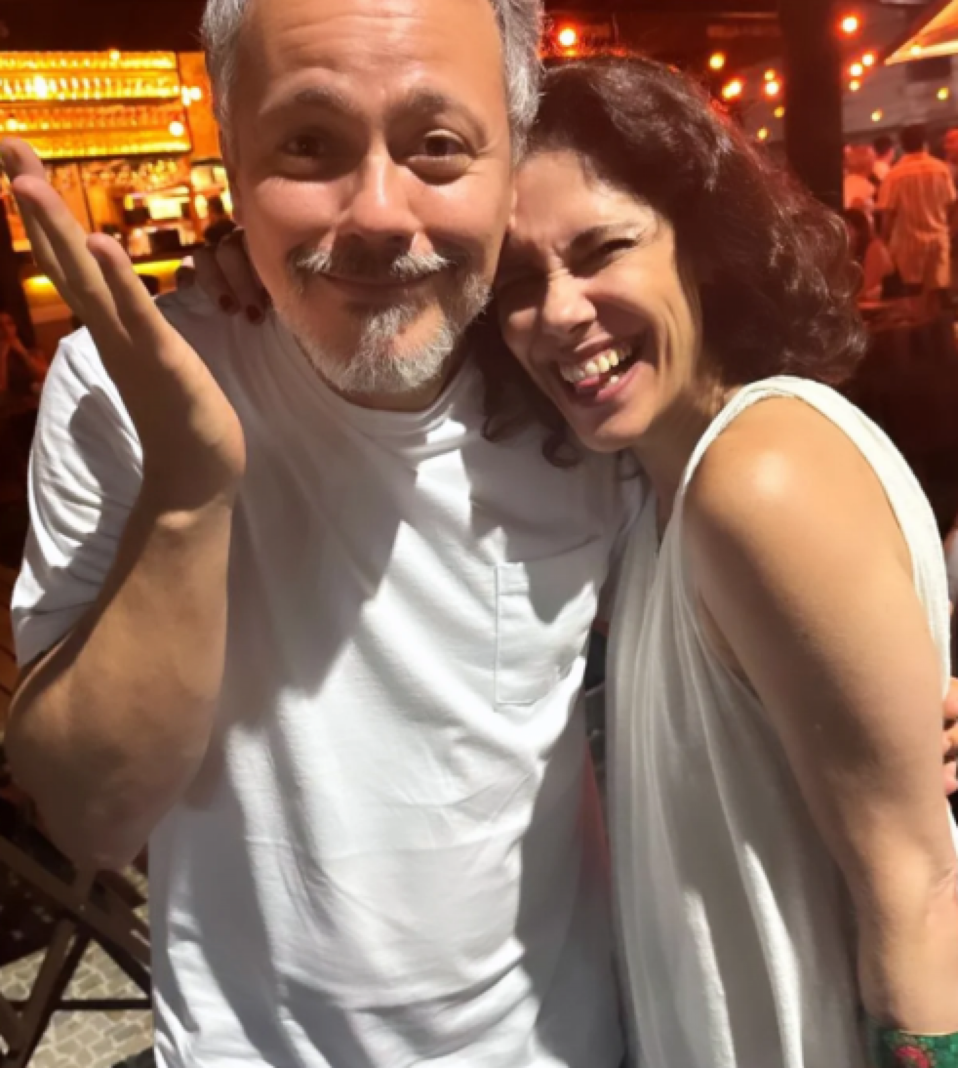 Danton Mello e Juliana Martins compartilham registros do reencontro - Reprodução / Instagram