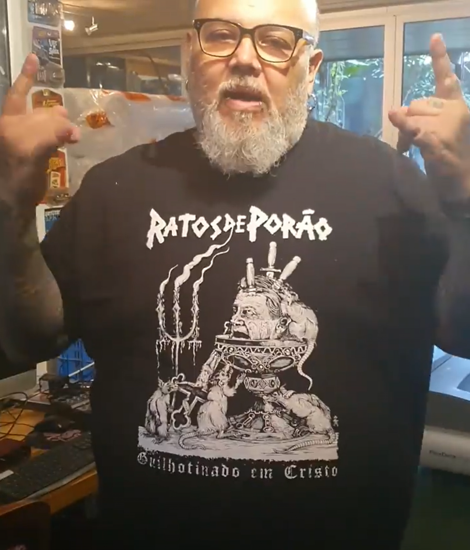 João Gordo - reproduçao Instagram