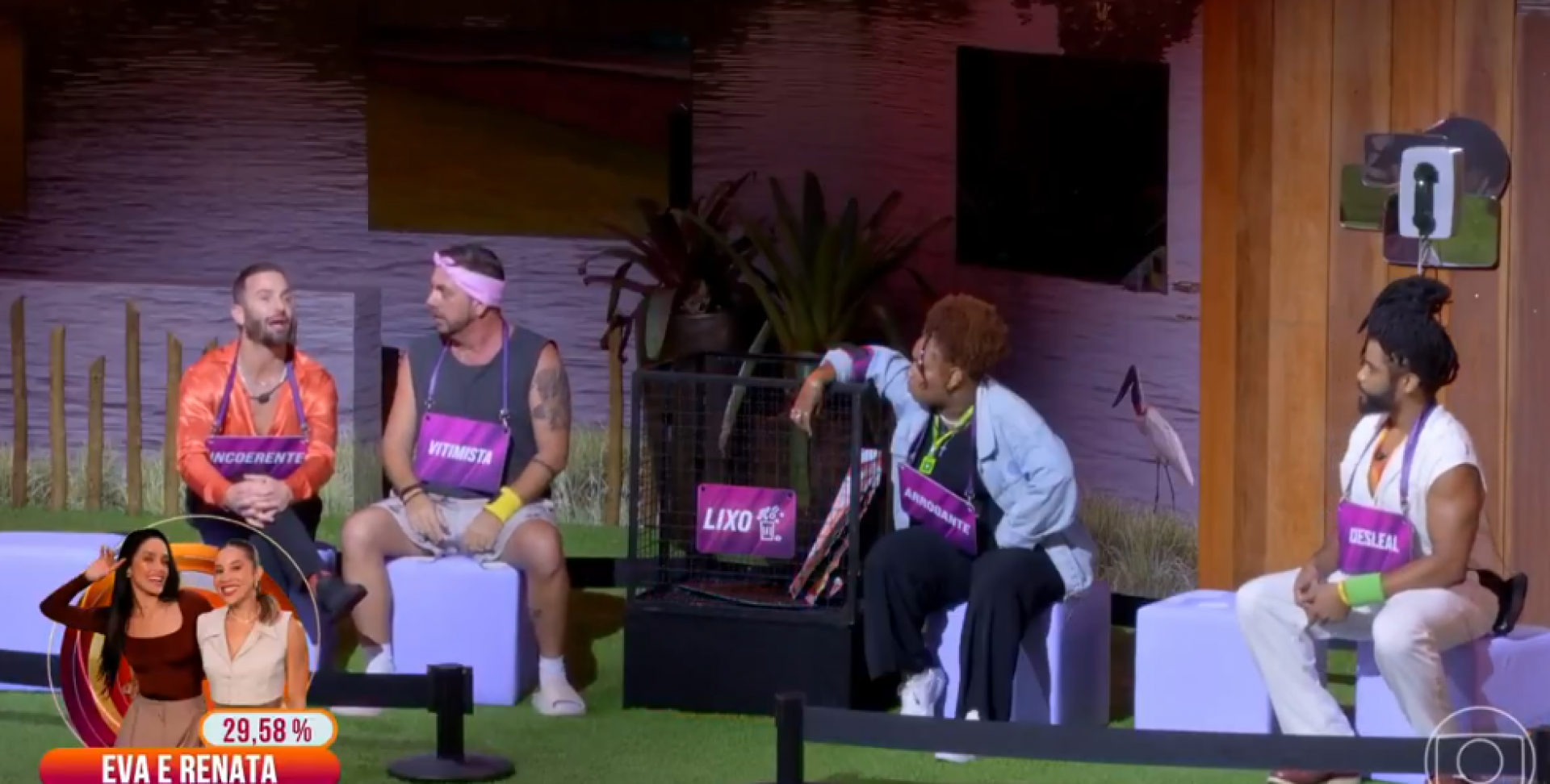 Sincerão: participantes 'separam' duplas e escolhem um integrante para 'descartar' do 'BBB 25 - Reprodução / X