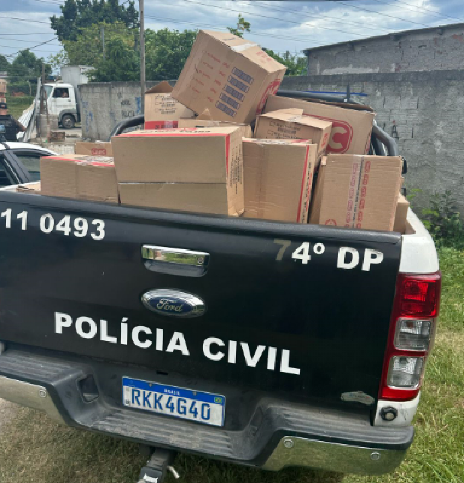 Carga recuperada durante a ação - Divulgação