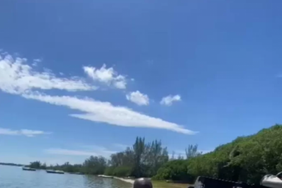 Rede de pesca irregular é apreendida na Lagoa de Monte Alto, em Arraial do Cabo