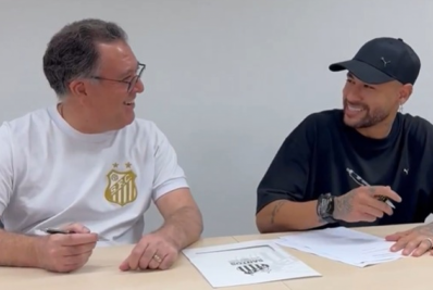 Presidente do Santos mostra otimismo em ampliar tempo de contrato de Neymar