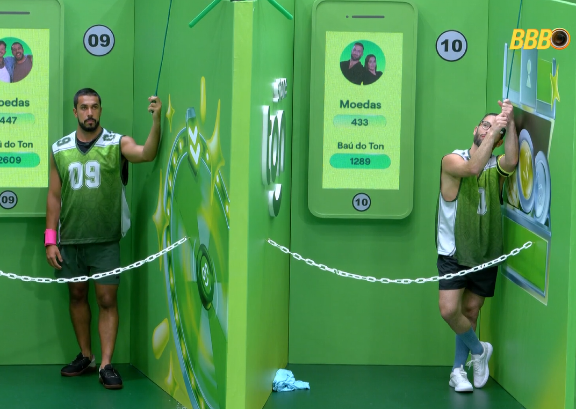 Maike e Diego Hypólito seguem na prova de resistência - Reprodução de vídeo