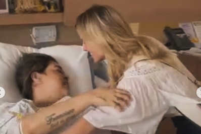 Carolina Dieckmann compartilha visita a Preta Gil no hospital