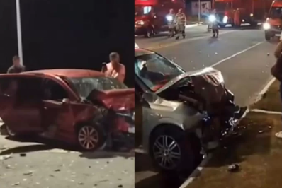 Colisão frontal deixa quatro feridos na RJ-140, em Arraial do Cabo