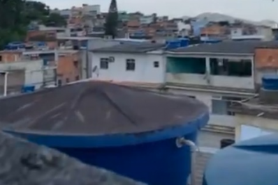 Vídeo: guerra entre tráfico e milícia leva pânico a moradores da Zona Oeste
