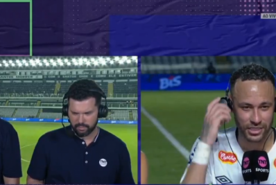 Neymar elogia narrador envolvido em discussão com jornalista