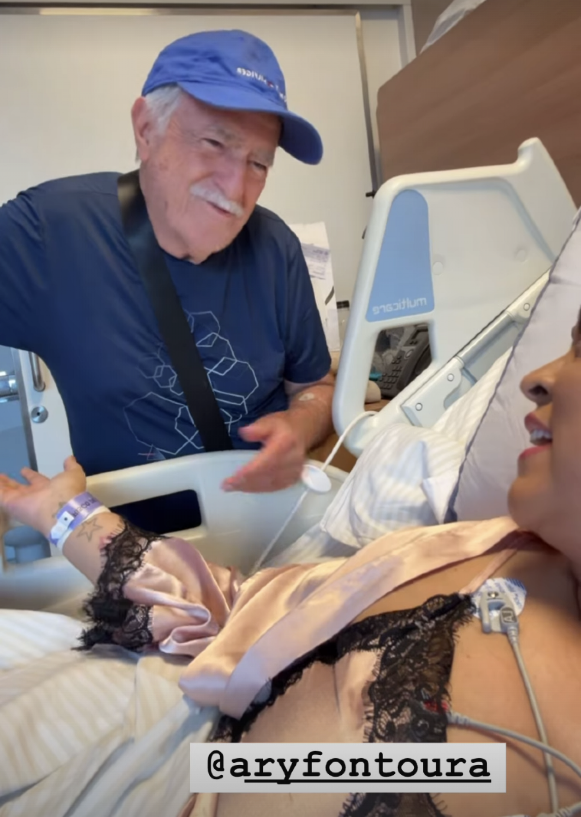 Ary Fontoura visita Preta Gil  - Reprodução Instagram