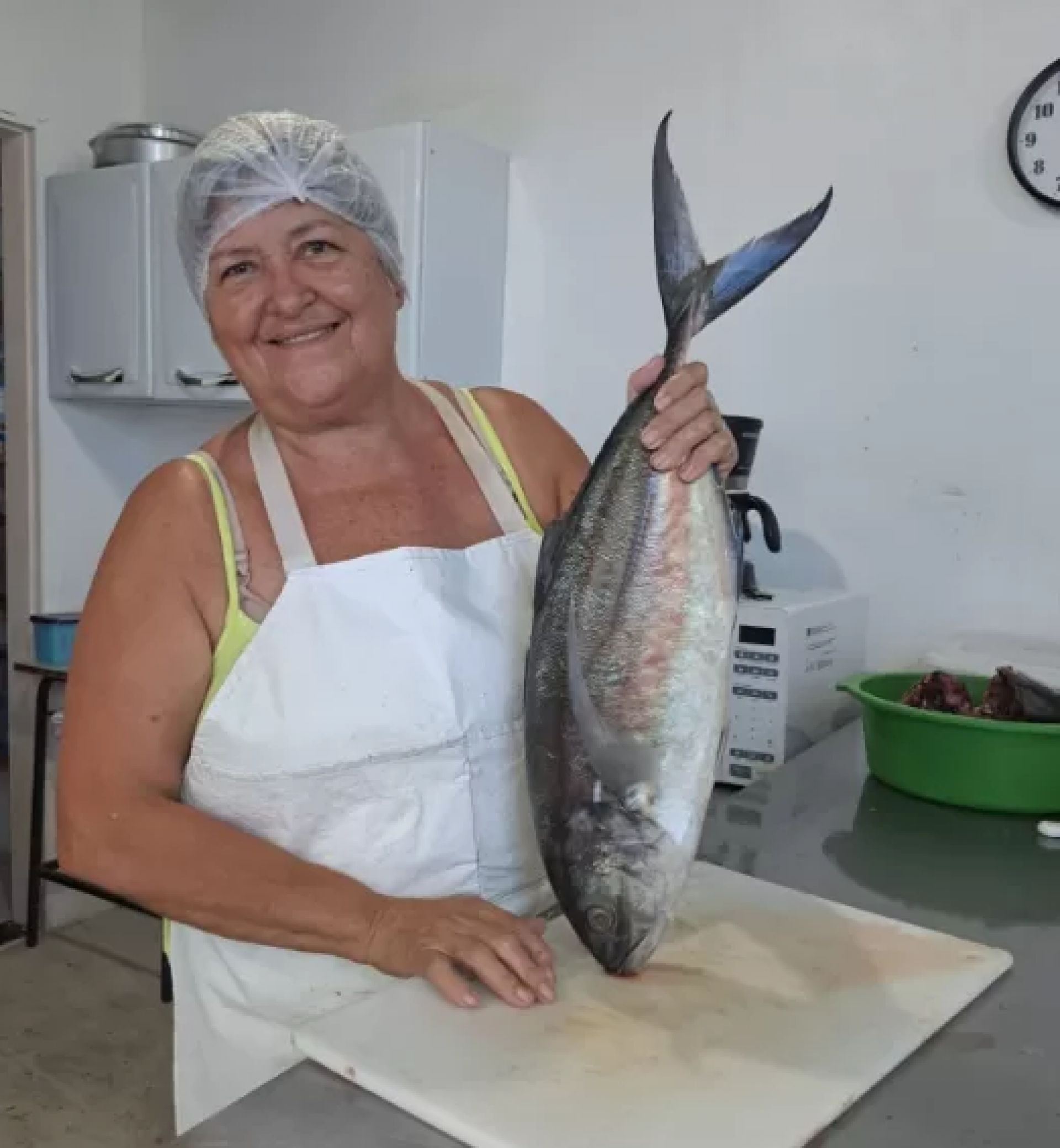 Margareth Juli&atilde;o, pescadora de raiz, venceu a categoria "Pesca Artesanal em &Aacute;guas Marinhas" na 2&ordf; edi&ccedil;&atilde;o do Pr&ecirc;mio Mulheres das &Aacute;guas - Ascom 
