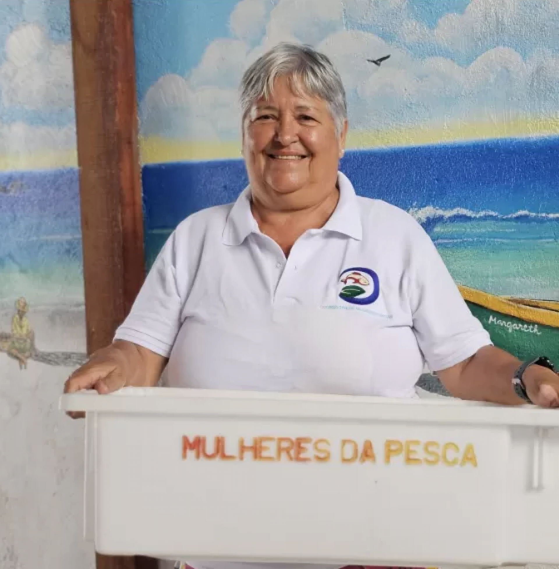 Margareth Julião, pescadora de raiz, venceu a categoria \