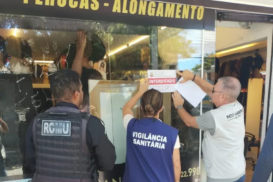 Vigilância Sanitária interdita comércio de cabelos e estética capilar em Cabo Frio