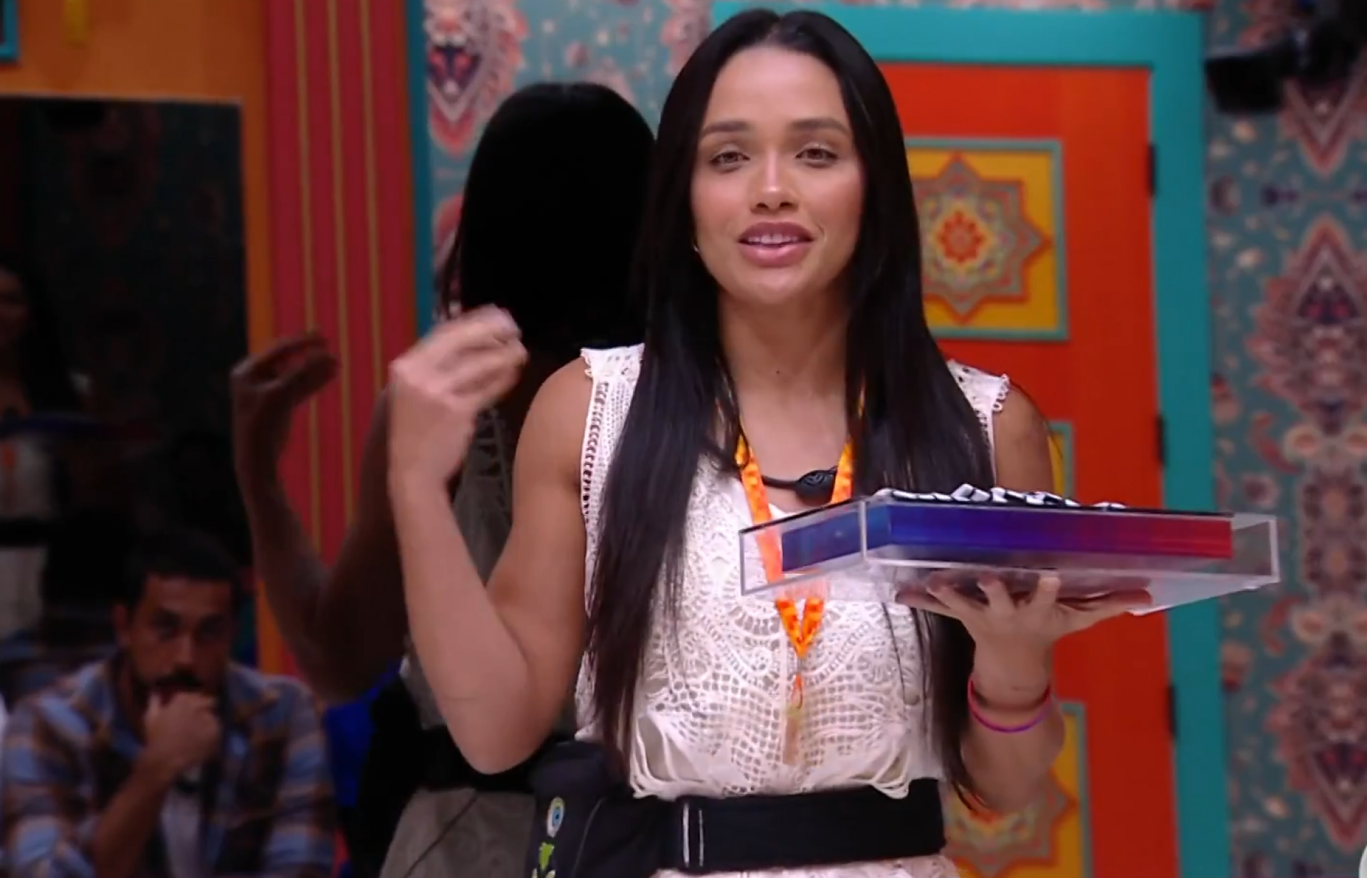 Eva define alvos para o paredão - Reprodução de vídeo / TV Globo