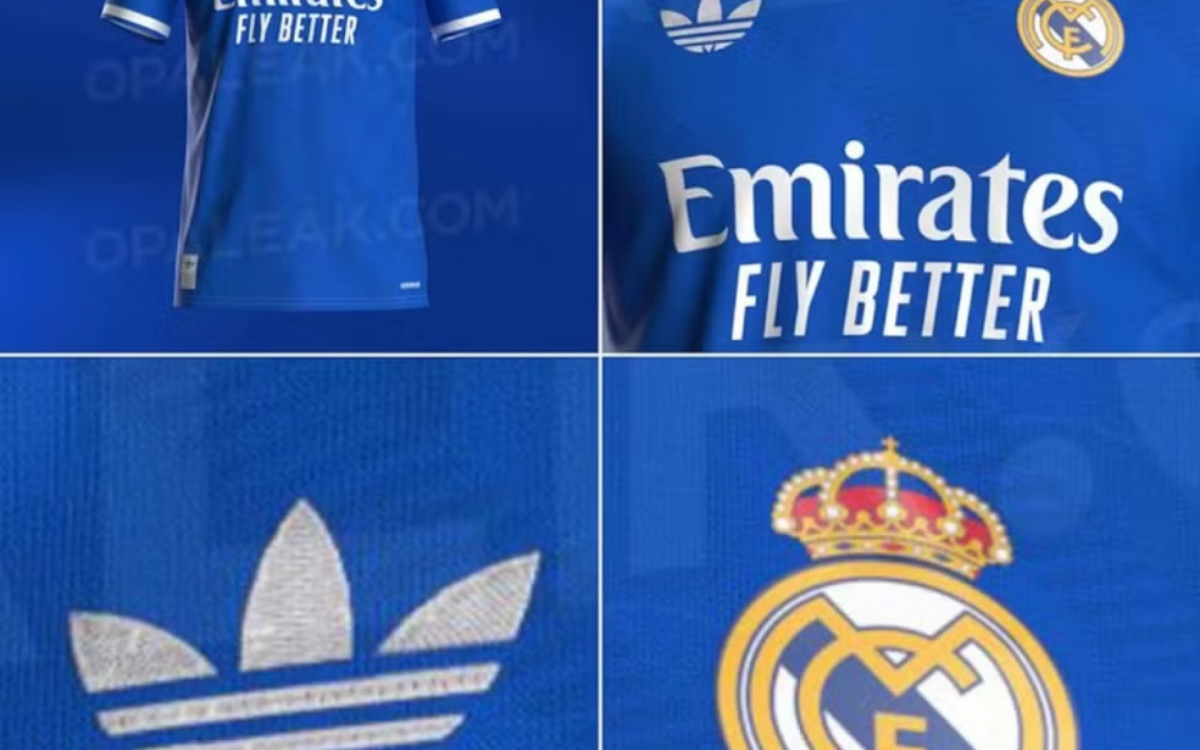 Terceiro uniforme Real Madrid para a temporada 2025/26