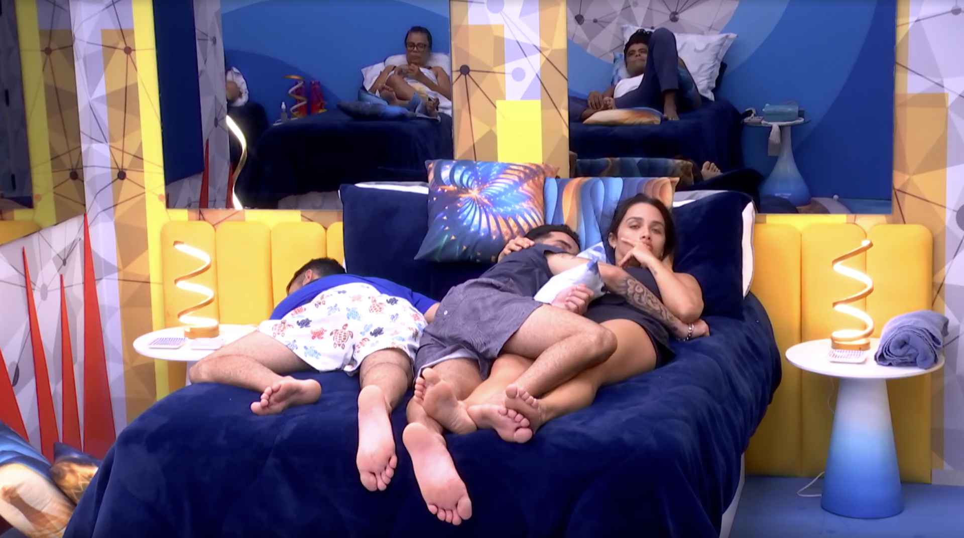 No Quarto Fantástico, os brothers se reúnem para traçar a estratégia de votos - TV Globo