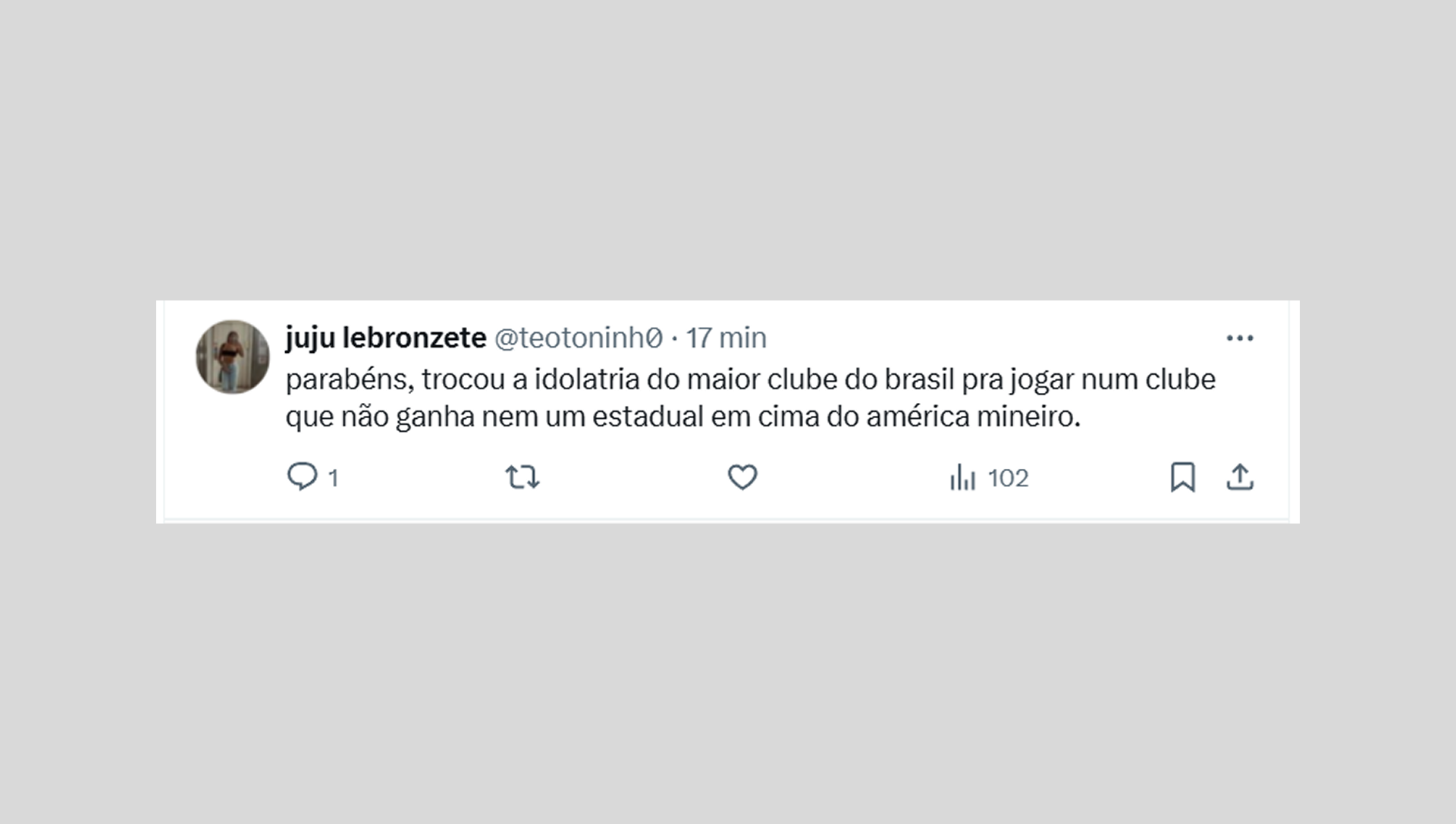 Torcedores, especialmente de Cruzeiro e Flamengo, comentaram postagem de Gabigol após eliminação do Cruzeiro - Reprodução de redes sociais