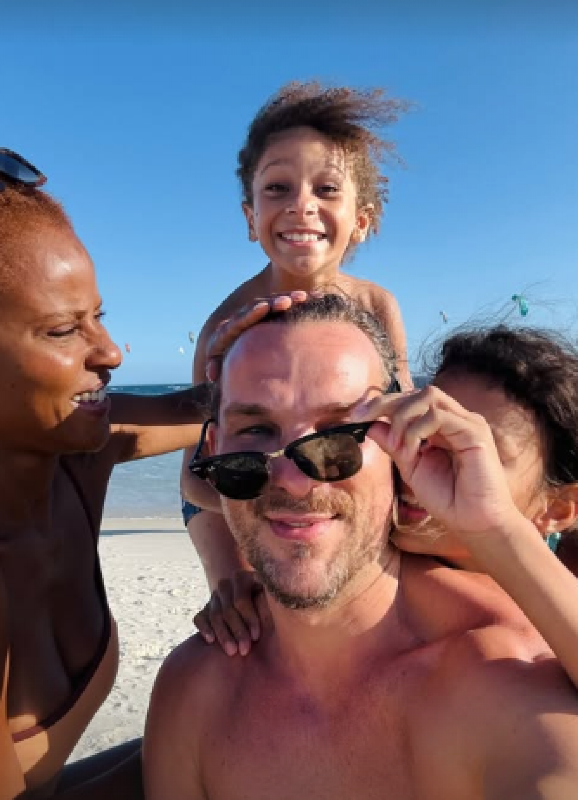 Aline Wirley, Igor Rickli e os filhos, Antônio e Fátima - Reprodução / Instagram