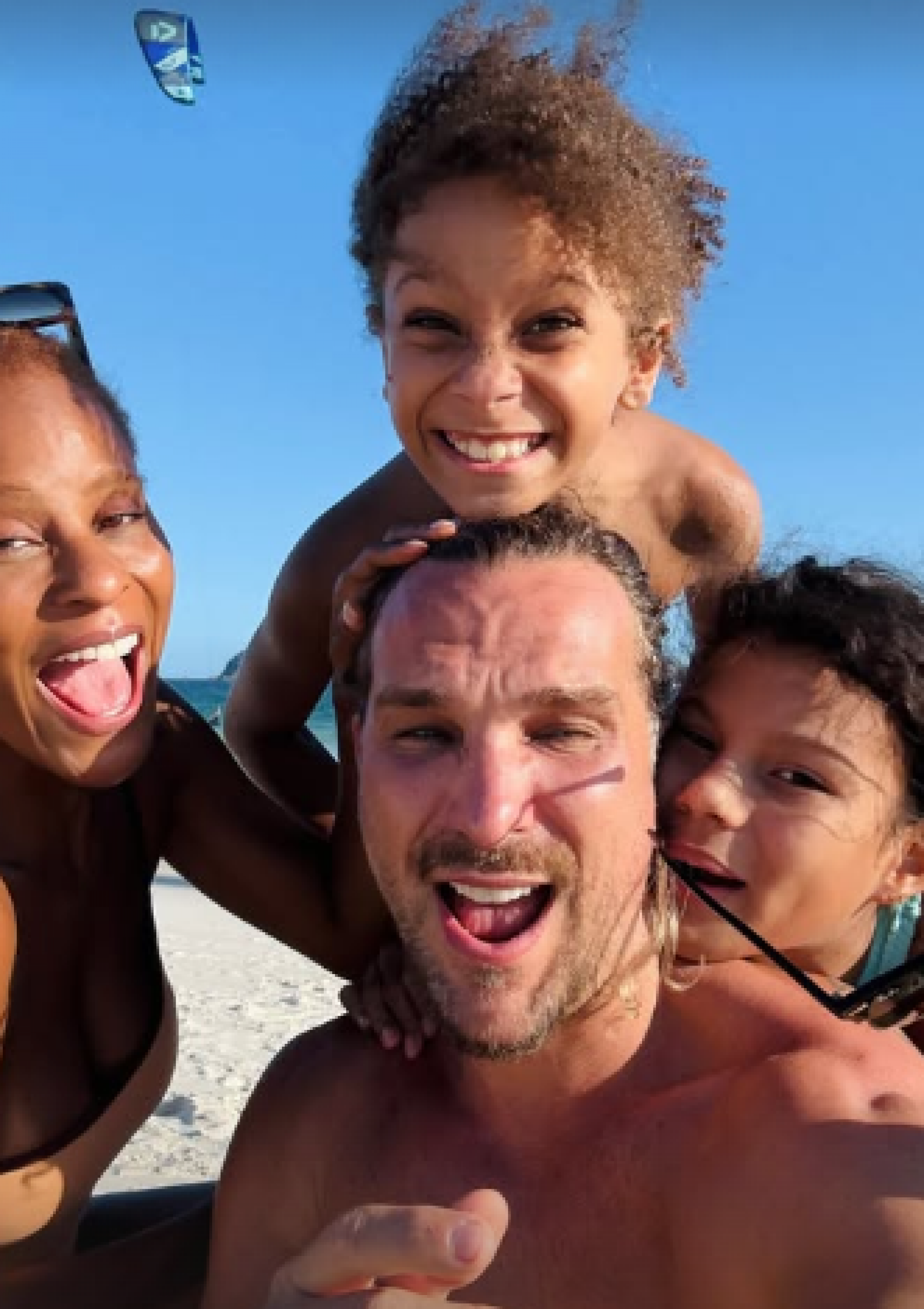 Aline Wirley, Igor Rickli e os filhos, Antônio e Fátima - Reprodução / Instagram