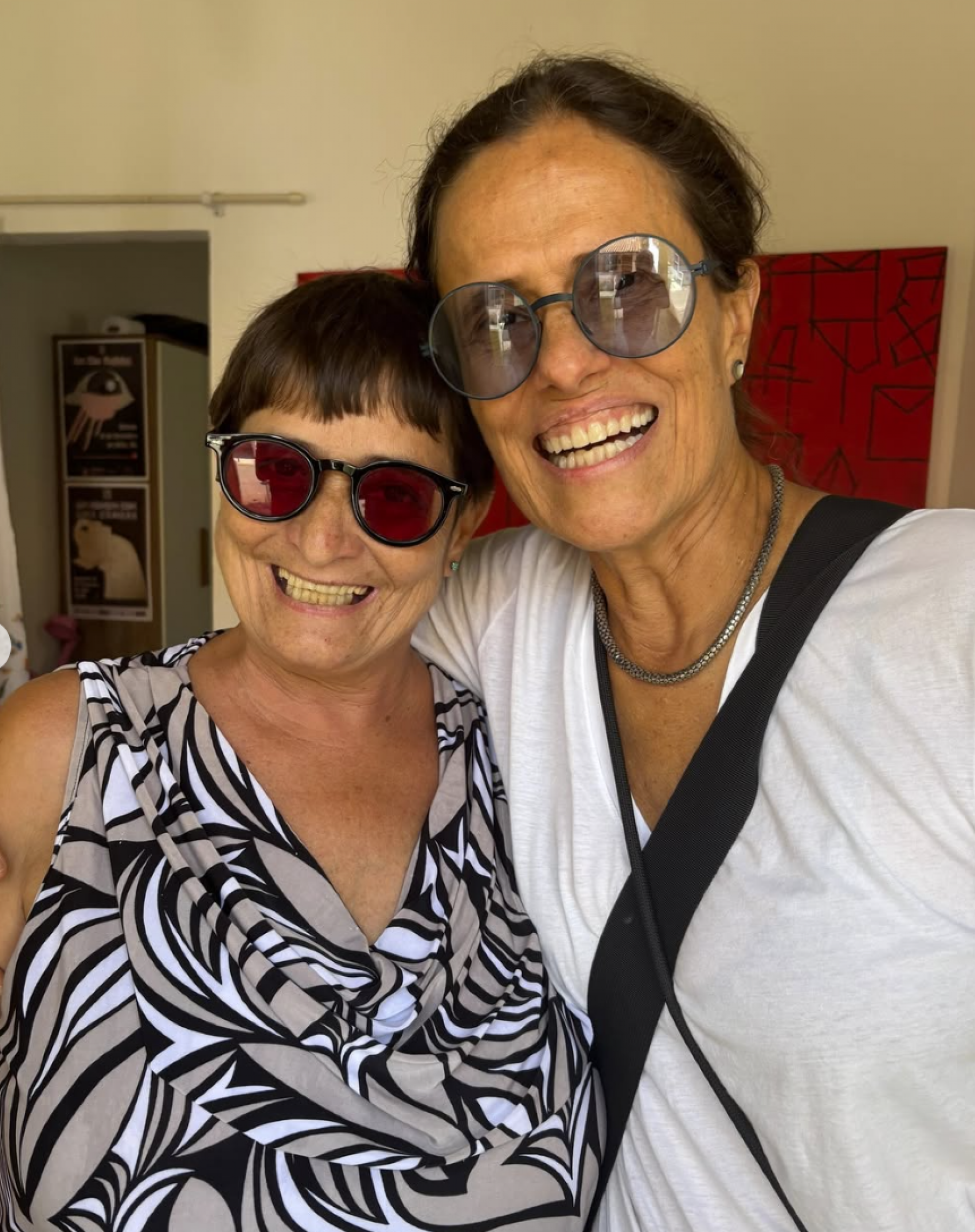 Zélia Duncan visita o Retiro dos Artistas  - reprodução Instagram