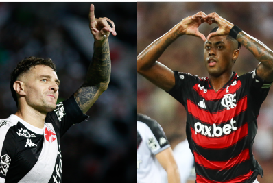 Vasco x Flamengo: Vegetti quer mudar desempenho, e Bruno Henrique tenta manter