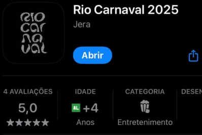 Aplicativo Rio Carnaval apresenta erros e gera críticas do público
