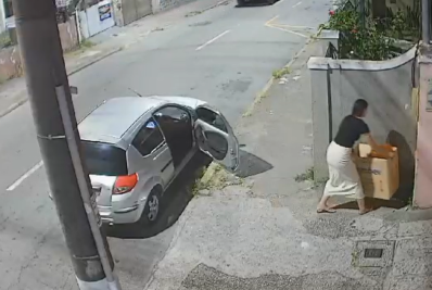 Casal é flagrado abandonando filhotes de gato no Centro de Petrópolis