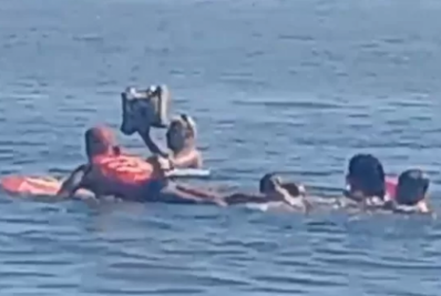 Guarda Marítima e Ambiental auxilia no socorro a vítimas de afogamento na Ilha do Japonês