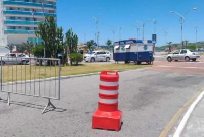 Cabo Frio segue com interdições no trânsito para o fim de semana pós-Carnaval