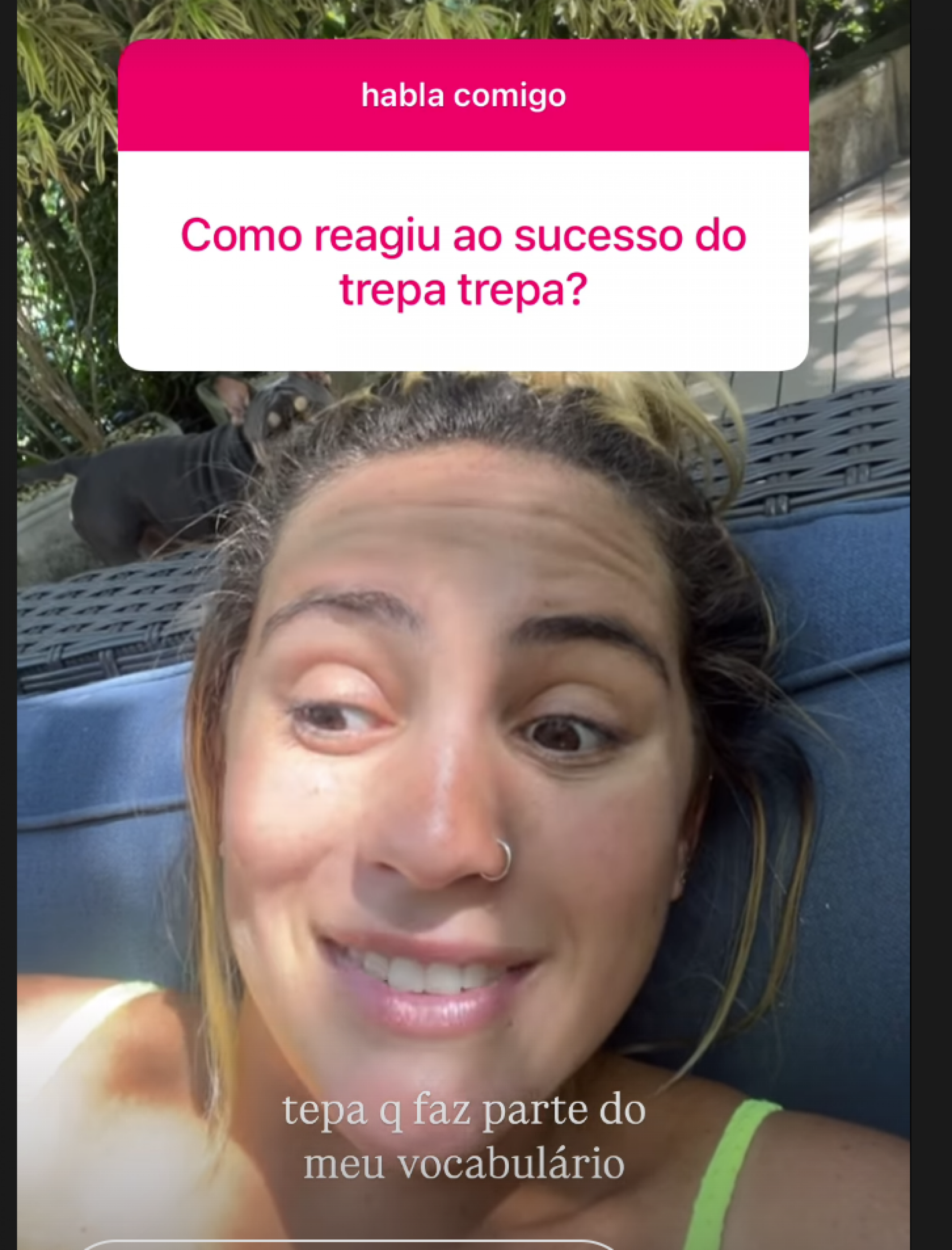 Luísa Perissé fala sobre sucesso de 'Trap do Trepa Trepa' - reprodução Instagram