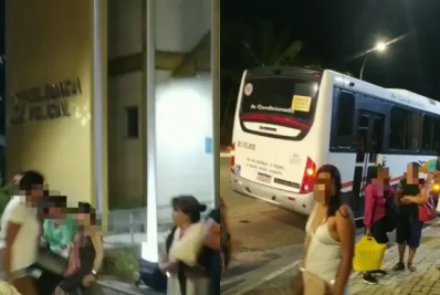 Passageiro argentino chama mulher de 