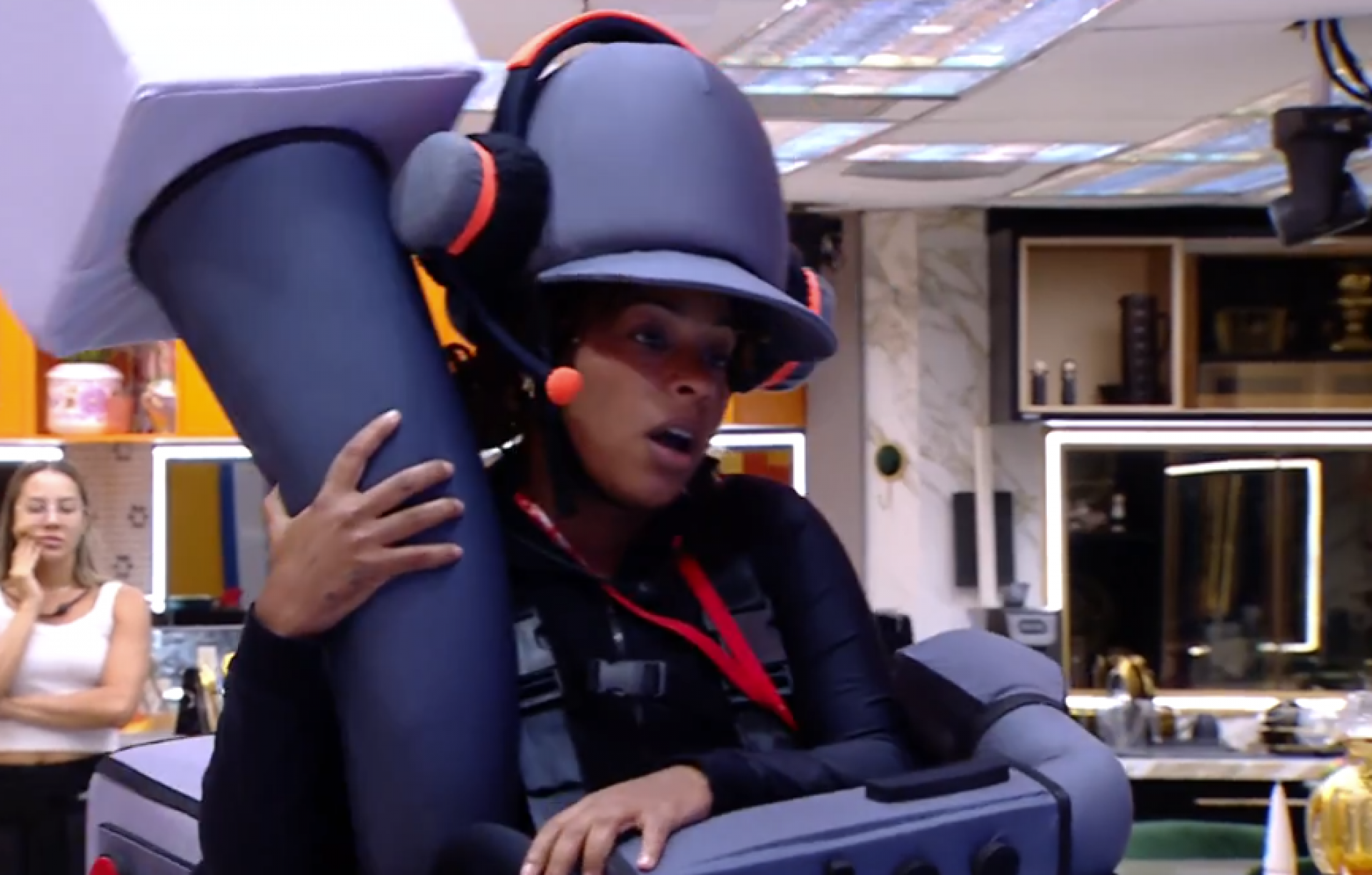 Durante a dinâmica, Thamiris escolheu Aline como a pessoa mais sonsa da casa - Globoplay