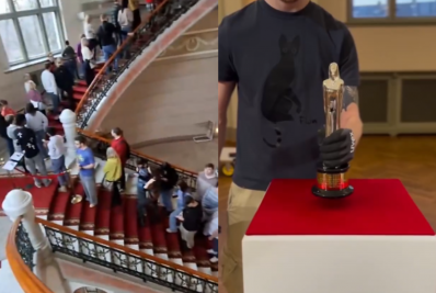 Oscar de 'Flow' é exposto em museu na Letônia e gera filas de fãs