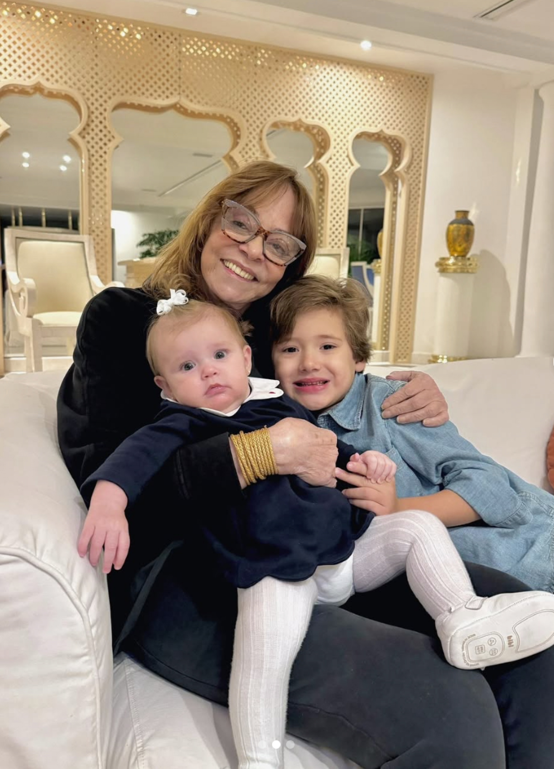 Glória Perez celebra primeiro aniversário da bisneta  - reprodução Instagram