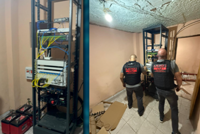 MPRJ desmonta central clandestina de internet operada pelo tráfico em Teresópolis