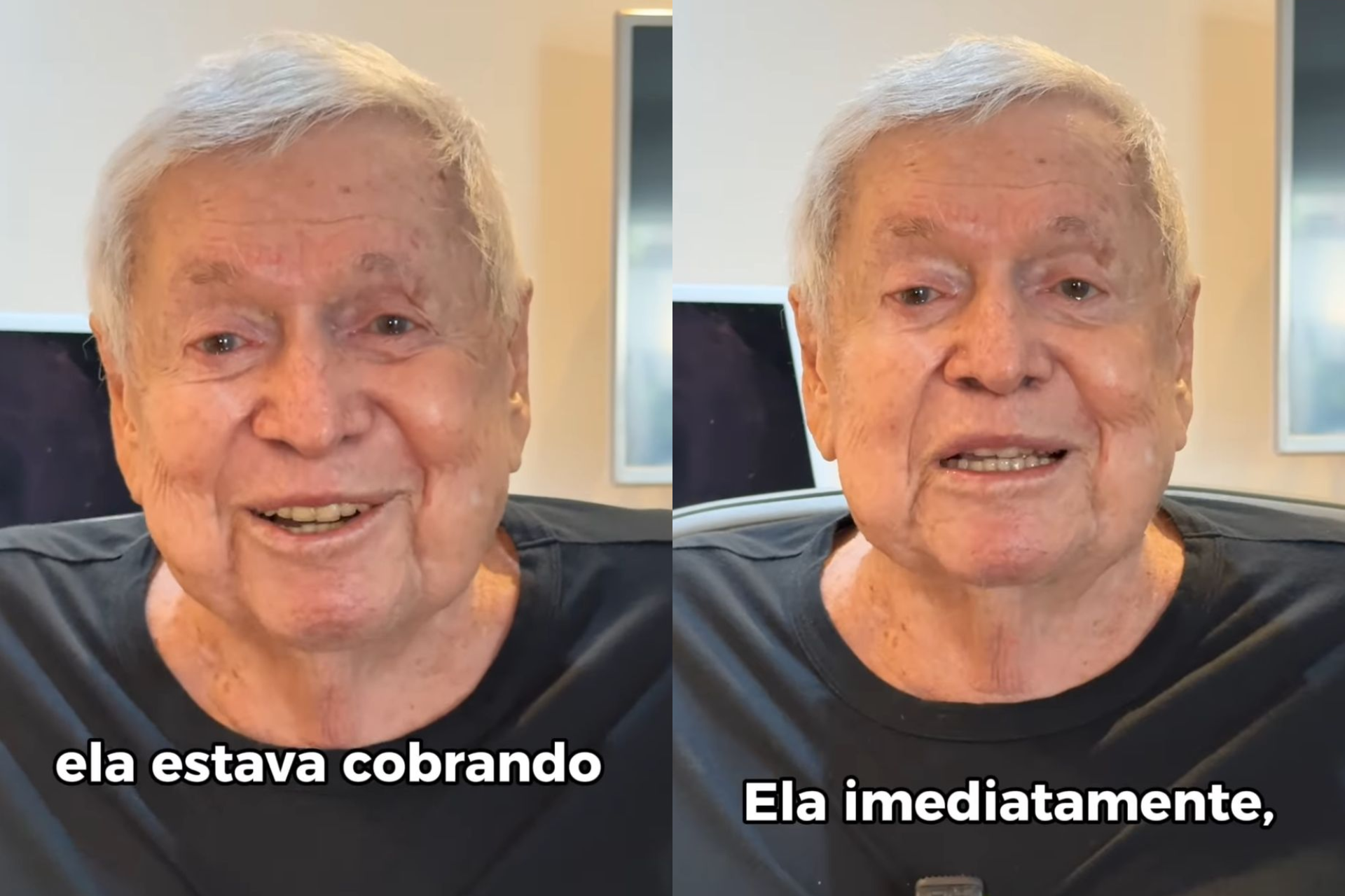 Boni conta história marcante com Dercy Gonçalves  - Reprodução Instagram
