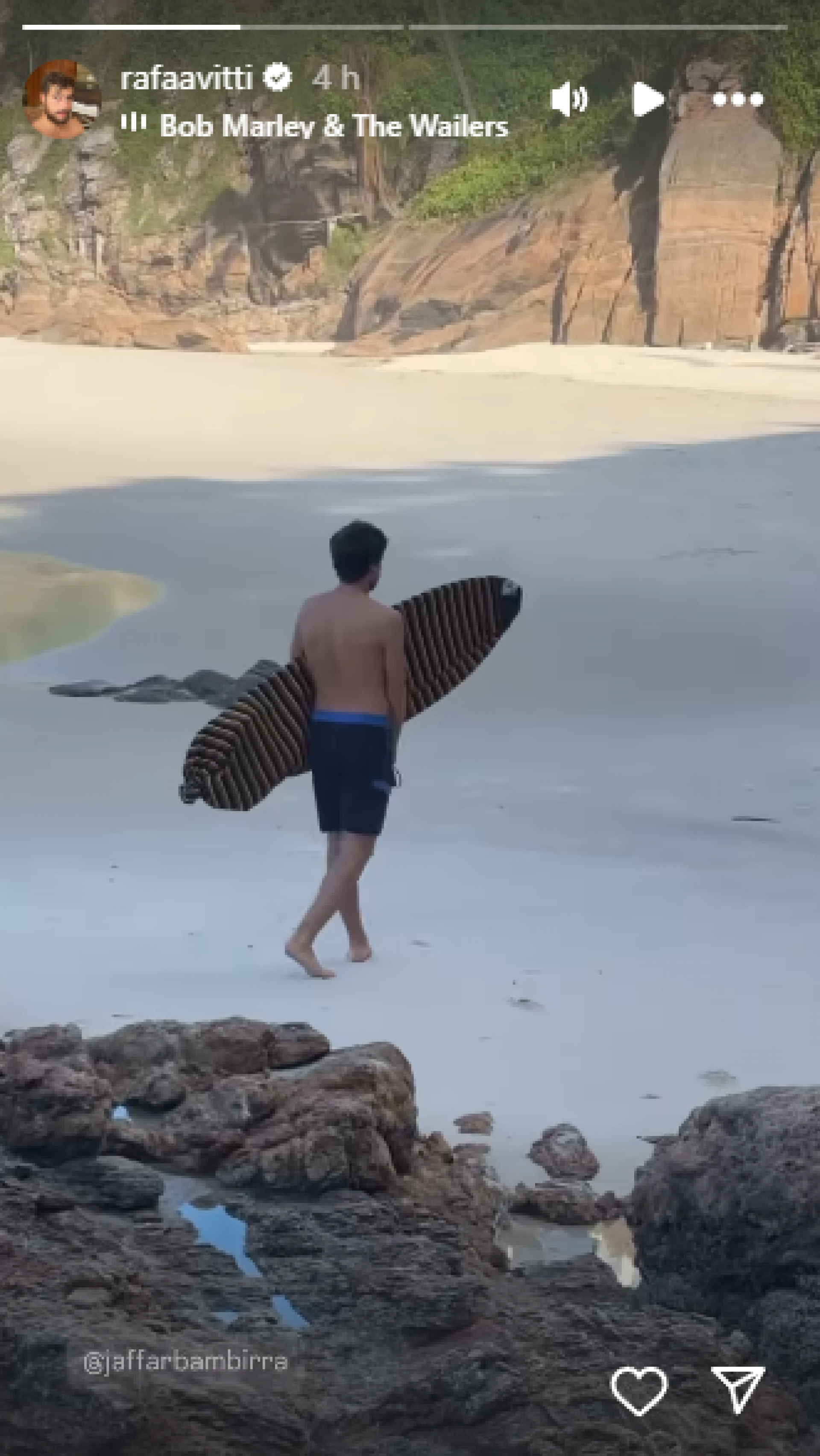 Rafael Vitti mostra encontro com Jaffar Bambirra - Reprodução de vídeo / Instagram