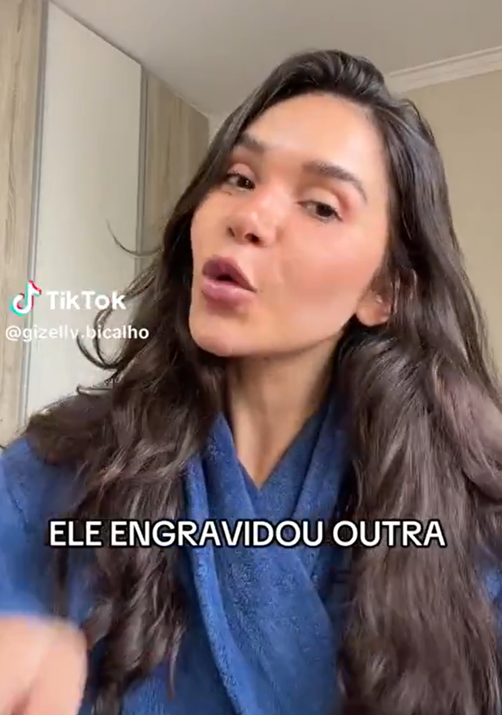 Gizelly Bicalho alerta sobre ilusões nas redes após descobrir traição - reprodução TikTok