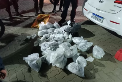 Polícia prende mulher com cerca de 36kg de drogas na Região dos Lagos