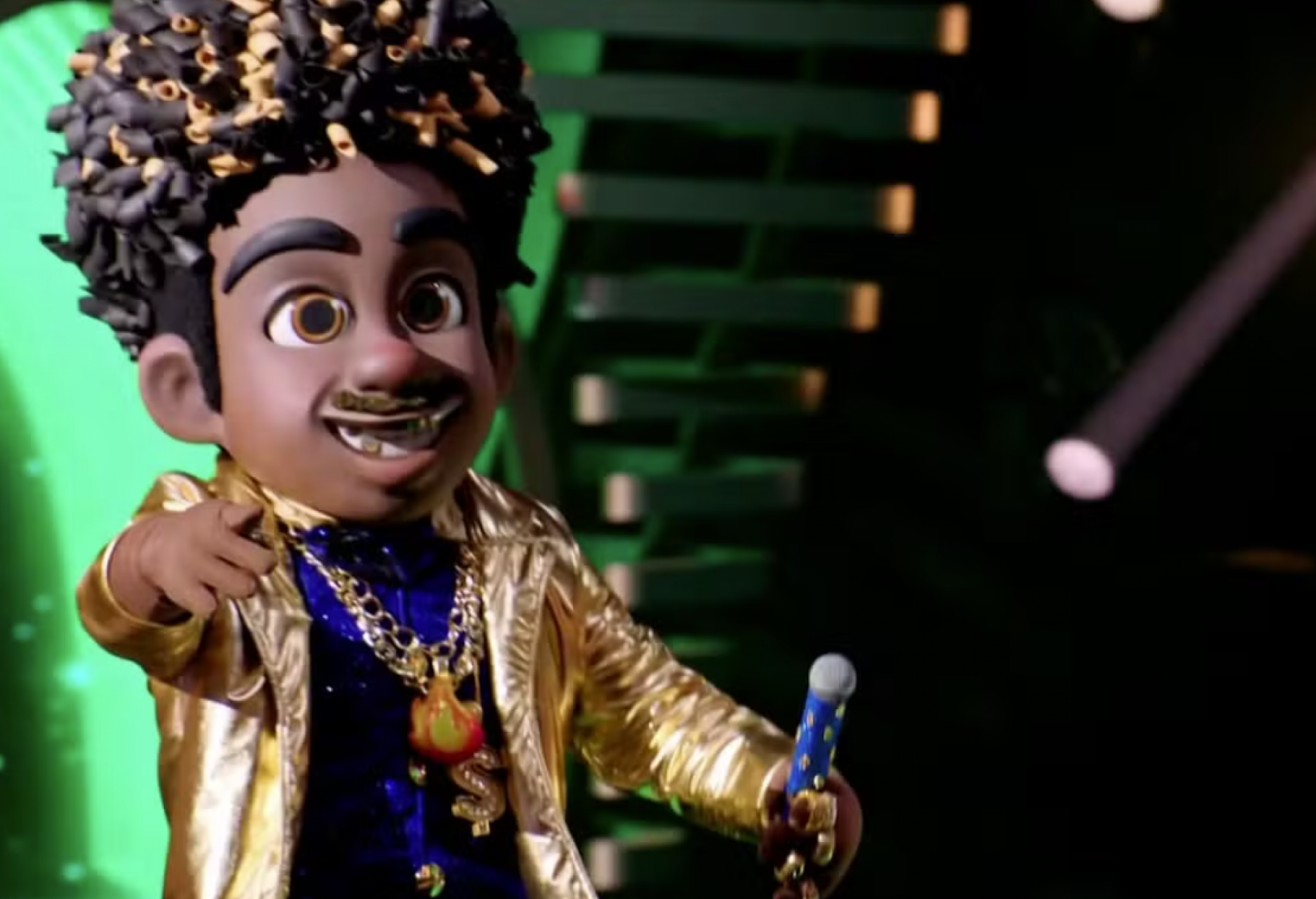 E quem estava por baixo da fantasia de Foguinho era Jonathan Azevedo - Globoplay