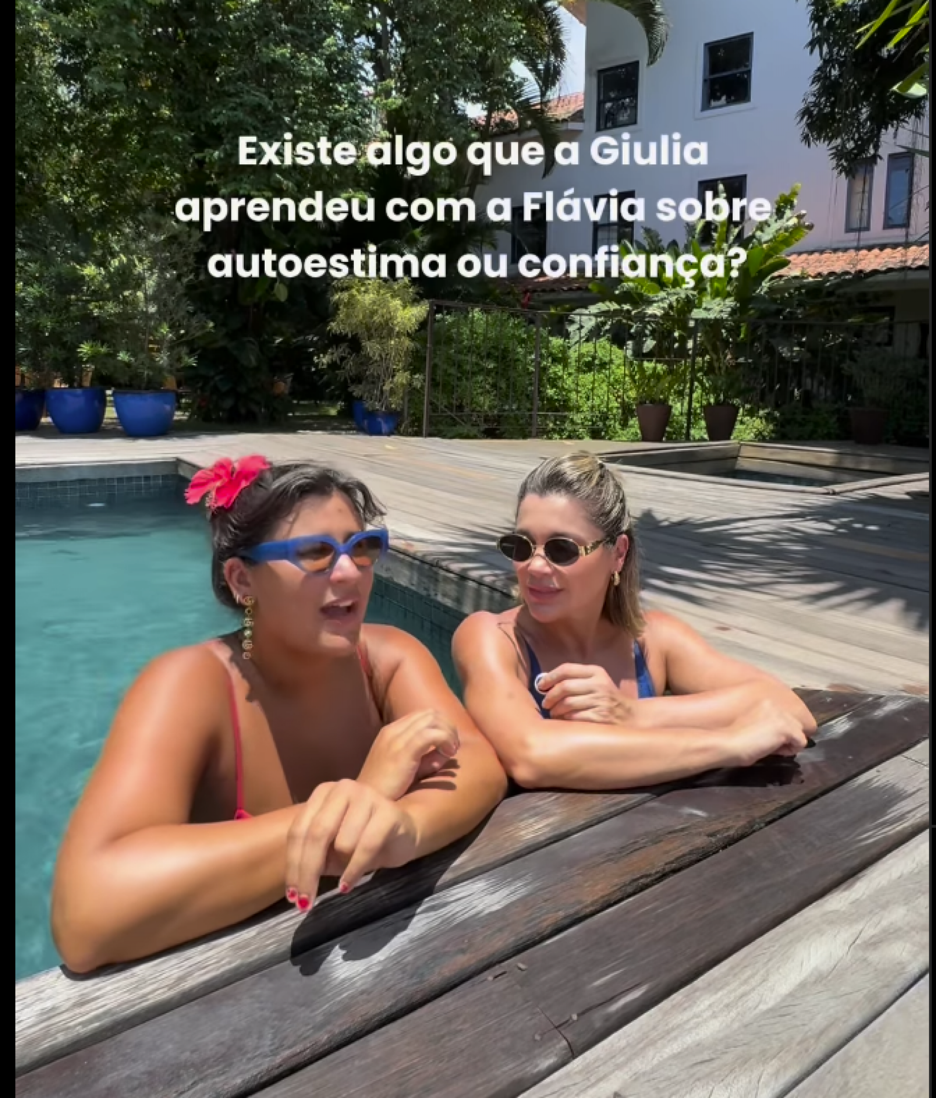 Flávia Alessandra e Giulia Costa discutem autoconfiança e desafios em bate-papo com fãs - reprodução Instagram
