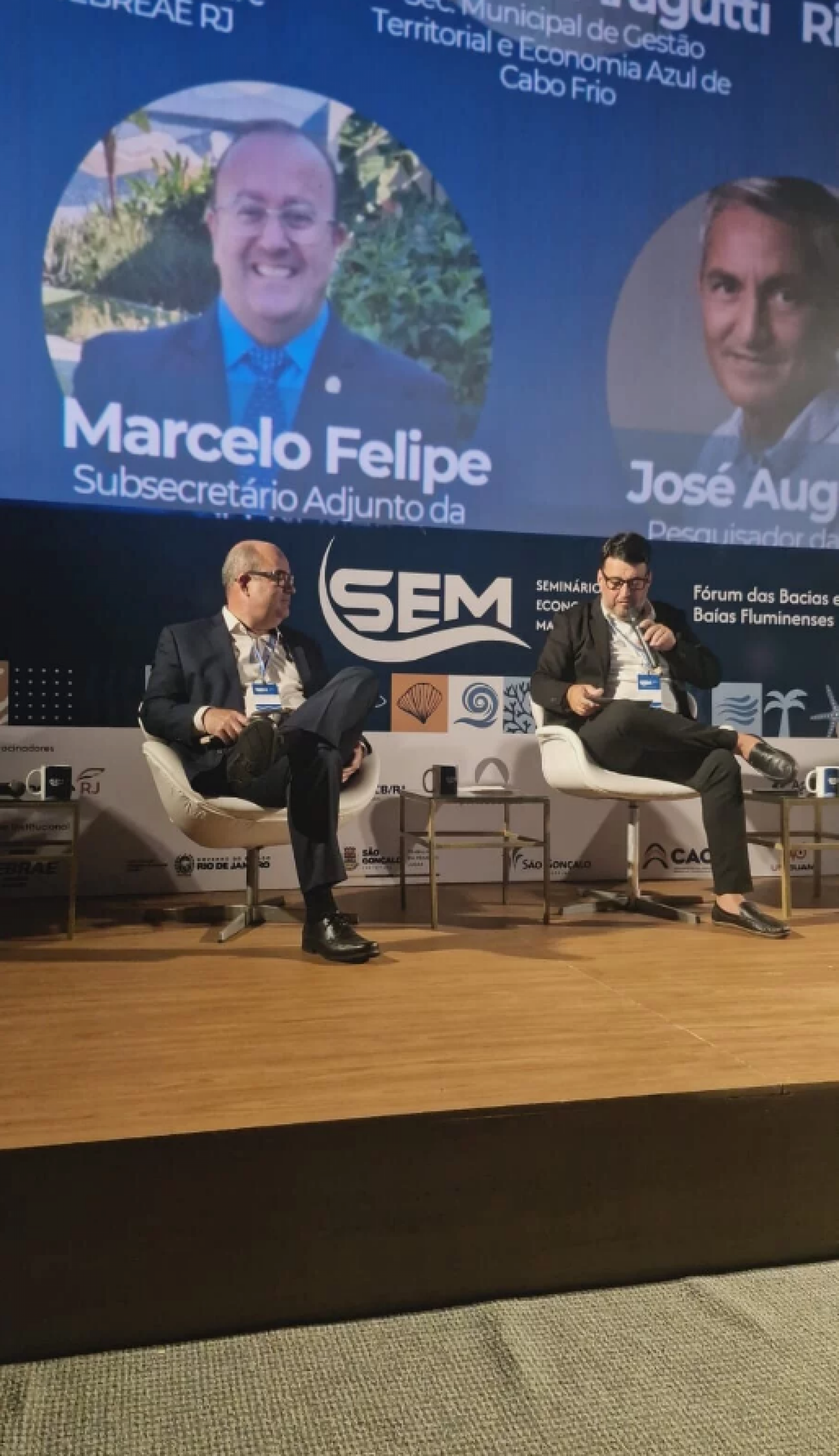 Secret&aacute;rio de Gest&atilde;o Territorial e Economia Azul, Matheus Araguti no Semin&aacute;rio   - Reprodu&ccedil;&atilde;o 