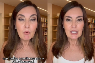 Fátima Bernardes faz alerta sobre golpes com inteligência artificial 