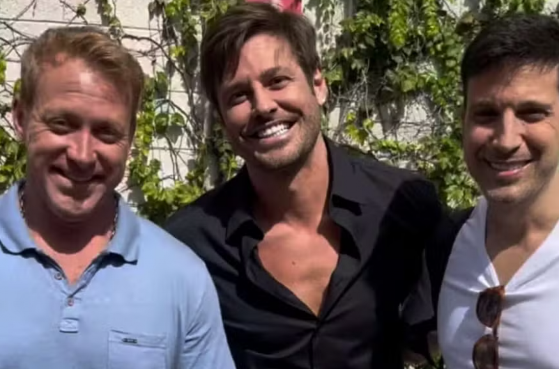 Sérgio Hondjakoff revê Dado Dolabella e Marco Antonio Gimenez  - reprodução Instagram