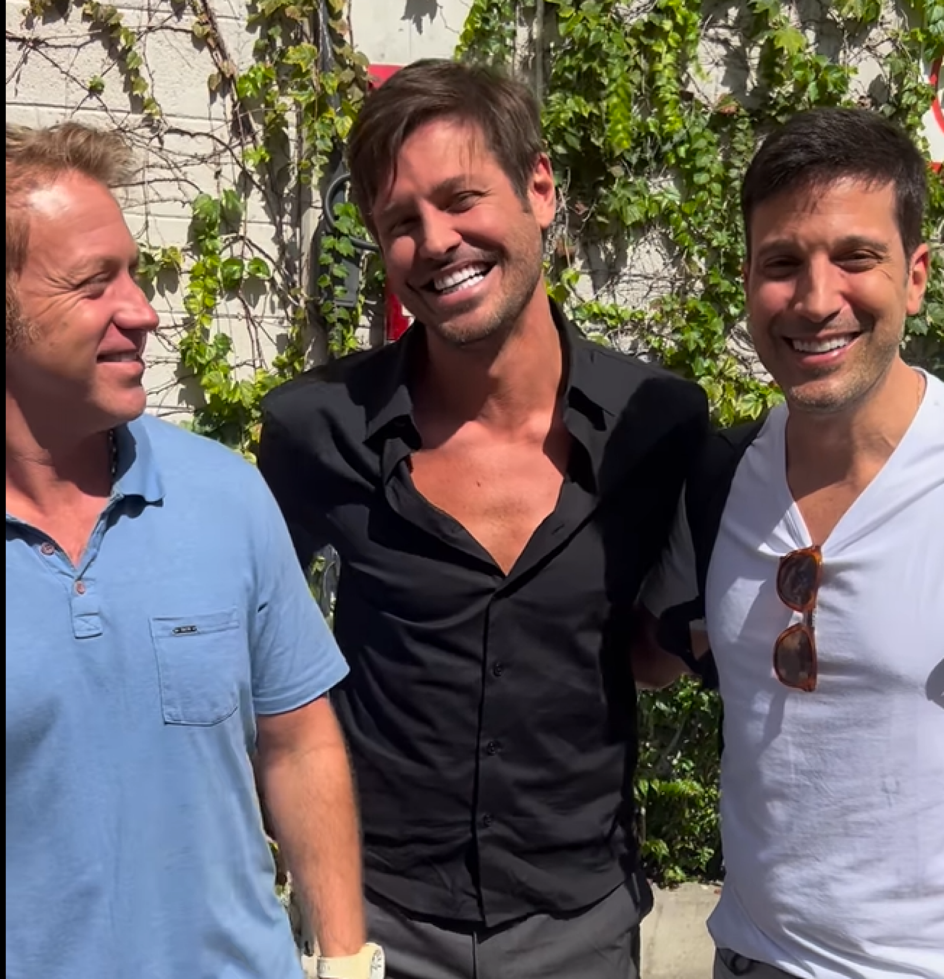 Sérgio Hondjakoff, Dado Dolabella e Marco Antonio Gimenez  - reprodução Instagram