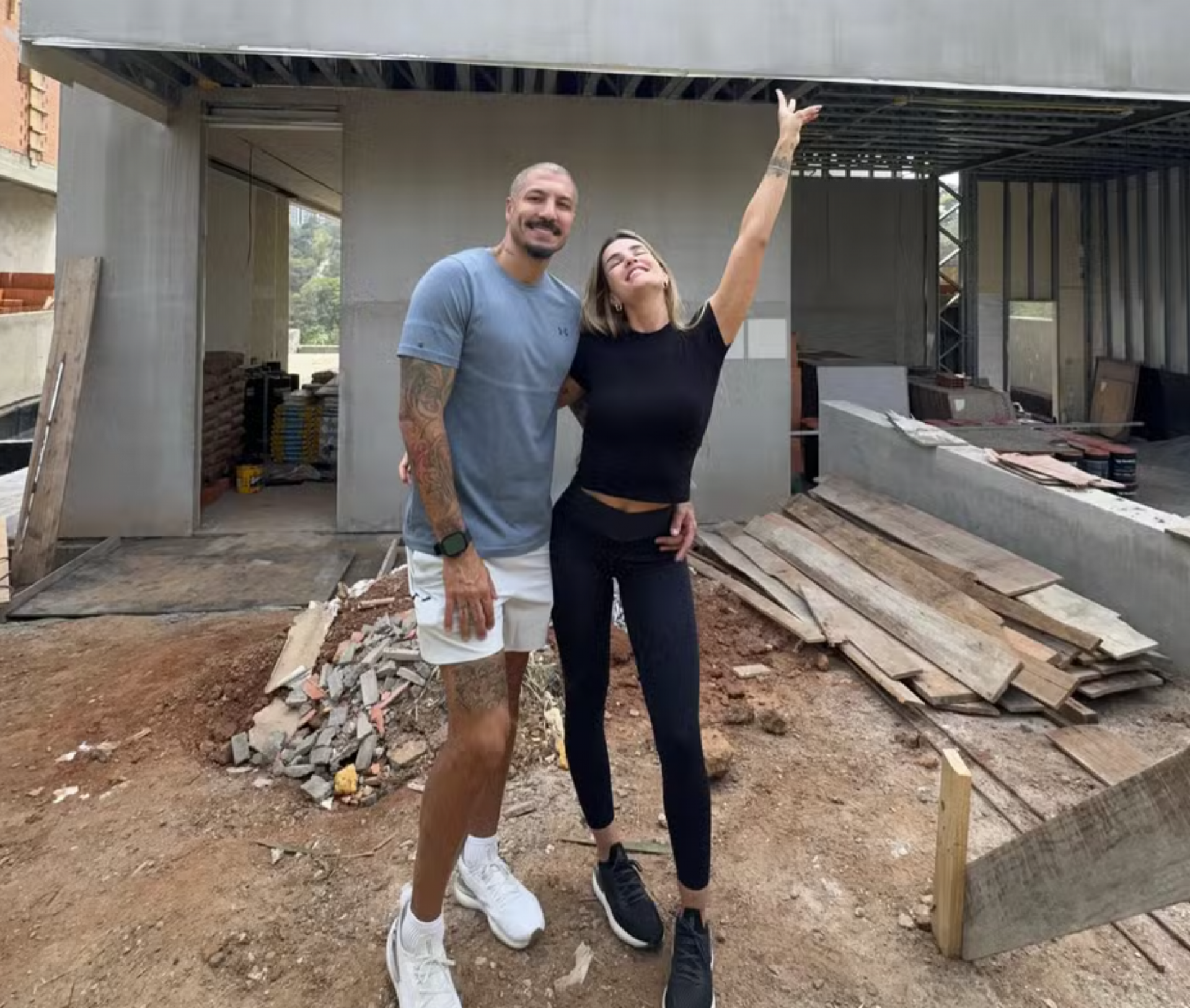 Aline Gotschalg e Fernando Medeiros - reprodução Instagram