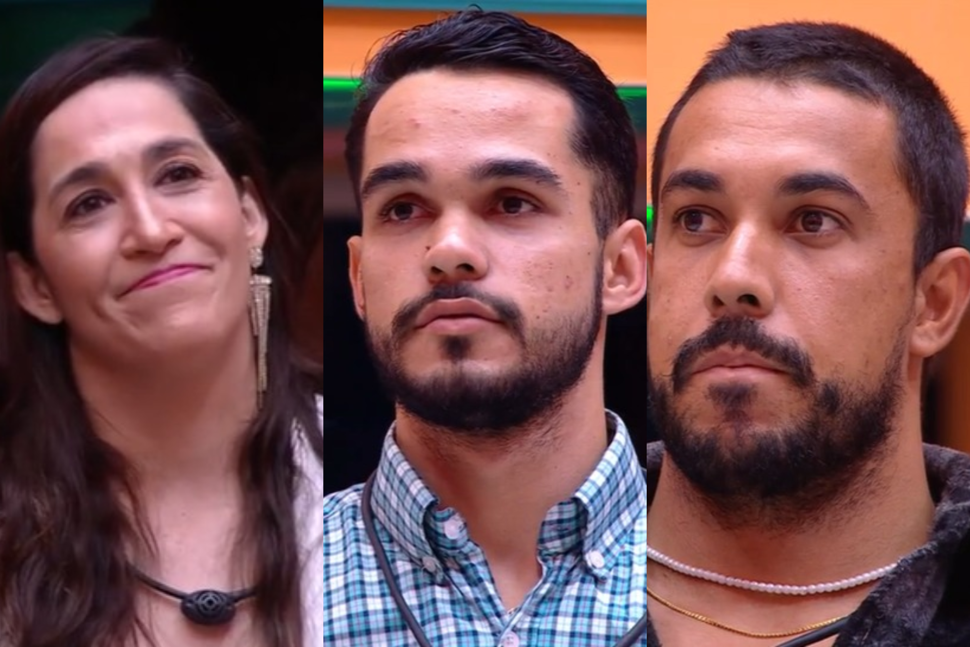Daniele, João Pedro e Maike estão no paredão - Reprodução Globoplay